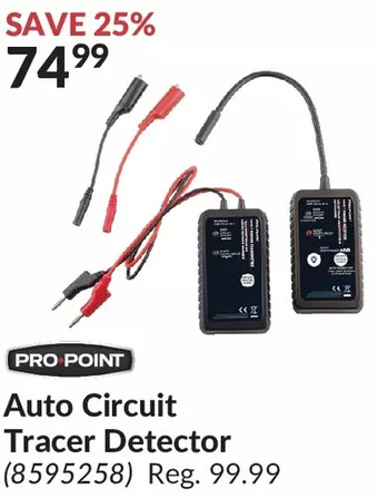 Princess Auto Pro.point auto circuit tracer detector offer
