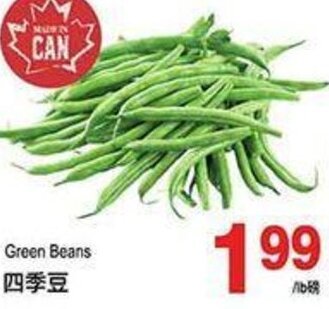 T&T Supermarket Green Beans offer