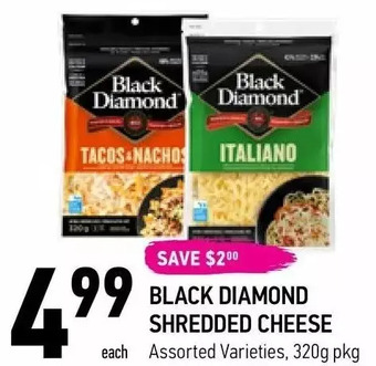 Coppa's Fresh Market Black diamond shredded cheese offer