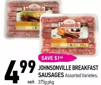Coppa's Fresh Market Johnsonville breakfast sausages offer