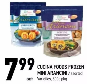 Coppa's Fresh Market Cucina foods frozen mini arancini offer