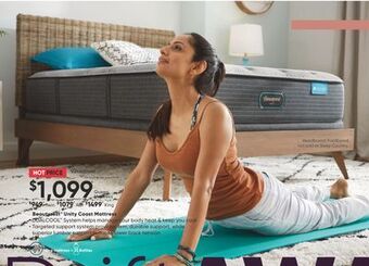 Sleep Country Beautyrest® unity coast mattress offer