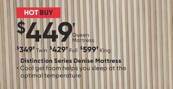 Sleep Country Distinction series denise mattress offer