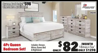 Surplus Furniture Millbrook 6-piece bedroom set offer