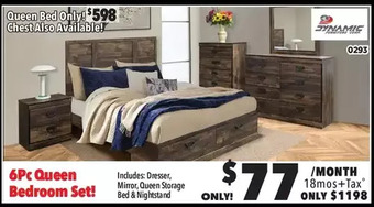 Surplus Furniture Montana 6-piece storage bedroom set offer