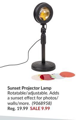 Princess Auto Sunset projector lamp offer