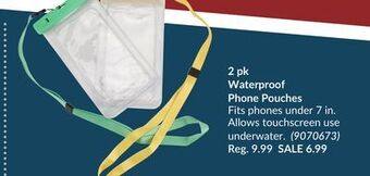 Princess Auto 2 pk waterproof phone pouches offer