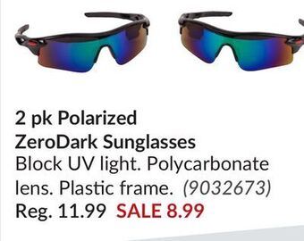 Princess Auto 2 pk polarized zerodark sunglasses offer