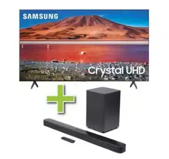 Aaron's 55" samsung tv & jbl 2.1 ch soundbar offer