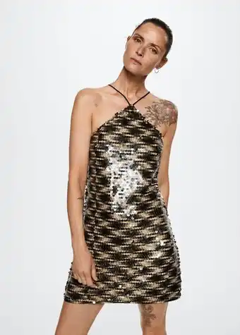 Mango Short sequin dress offer