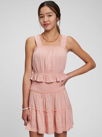 Teen ruffle tank top
