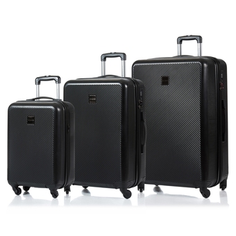 Best Buy Champs iconic collection 3 piece hard side luggage set offer