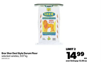 Real Canadian Superstore Brar sher desi style durum flour offer
