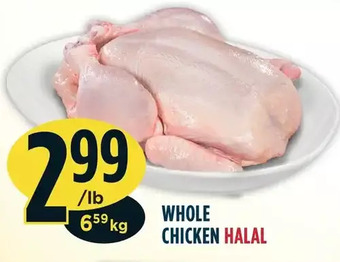 Marché Adonis Whole chicken halal offer