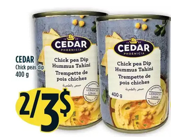 Marché Adonis Cedar chick peas dip offer