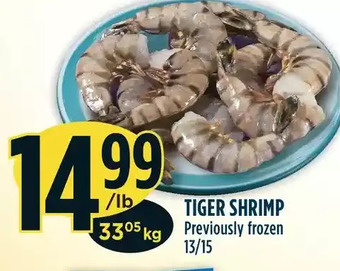 Marché Adonis Tiger shrimp offer