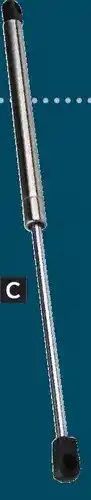 Princess Auto Stainless steel gas lift supports 10 to 17 in. 30lb offer