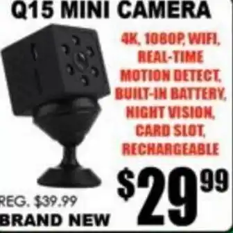 TechSource Q15 Mini Camera offer