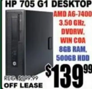 TechSource HP 705 G1 Desktop offer
