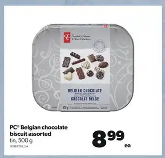 Real Canadian Superstore Pc® belgian chocolate biscuit assorted, 500 g offer