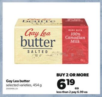 Real Canadian Superstore Gay lea butter, 454 g offer