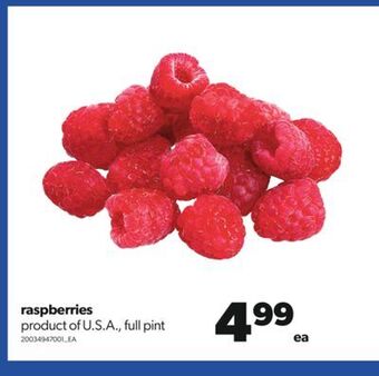 Real Canadian Superstore Raspberries offer
