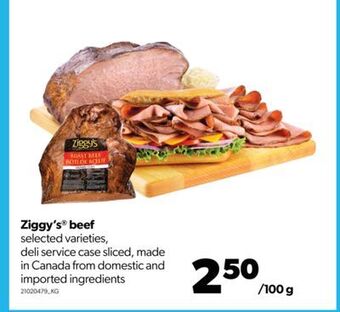 Real Canadian Superstore Ziggy's® beef offer