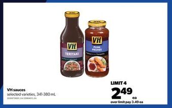 Real Canadian Superstore Vh sauces, 341-380 ml offer