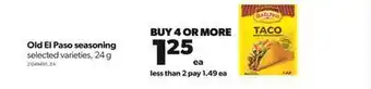 Real Canadian Superstore Old el paso seasoning, 24 g offer
