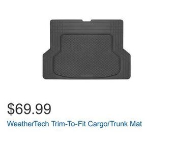 Costco Weathertech trim-to-fit cargo/trunk mat offer