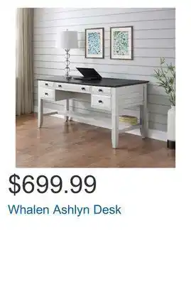 Costco Whalen ashlyn desk offer
