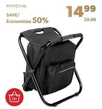 Shopper+ Lightweight backpack cooler chair, portable folding camping stool - phat offer