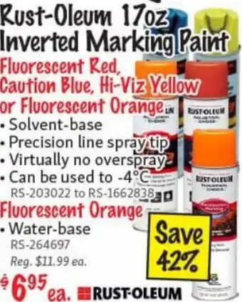 Rust-Oleum 17oz Inverted Marking Paint