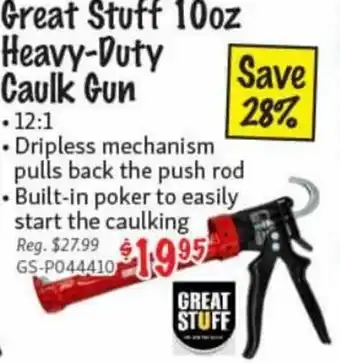 Great Stuff 10oz Heavy-Duty Caulk Gun