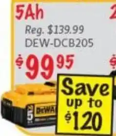 KMS Tools DeWalt 20V MAX Batteries 5Ah offer
