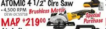 KMS Tools DeWalt Atomic 4 1/2" Circ Saw offer