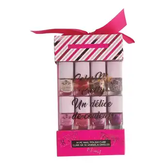 Giant Tiger Paris hilton nail polish set, multicolour, 14-pack offer