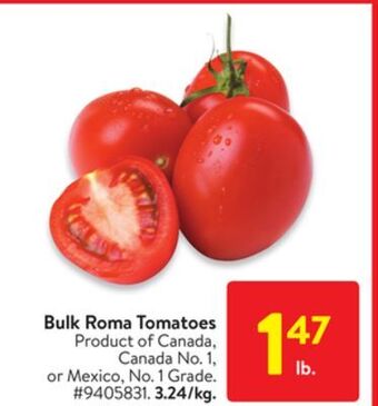 Walmart Bulk roma tomatoes offer