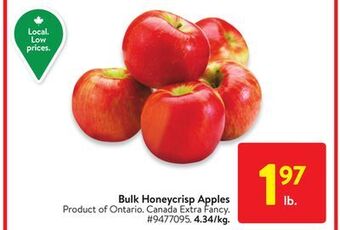 Walmart Bulk honeycrisp apples offer