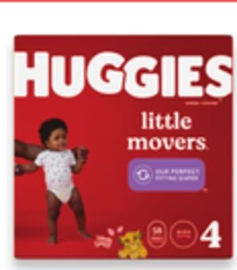 Walmart Huggies little movers or little snugglers superpack diapers offer