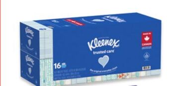 Walmart Kleenex 2- or 3-ply facial tissue offer