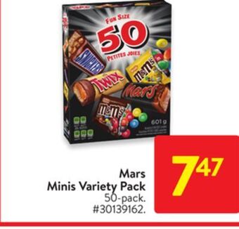 Walmart Mars minis variety pack offer