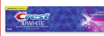 Walmart Crest 3d white toothpaste offer