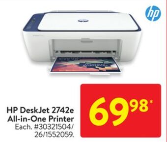 Walmart Hp deskjet 2742e all-in-one printer offer
