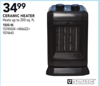 Lowe's Utilitech ceramic heater offer