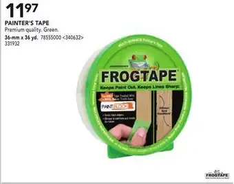 Lowe's Frogtape painter's tape 36-mm x 36 yd. offer