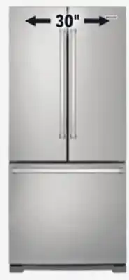 Lowe's Kitchenaid 19.7 cu. ft. french-door refrigerator offer