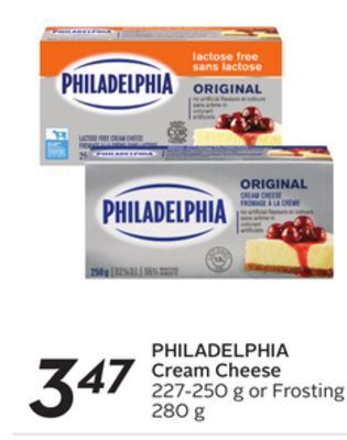 Sobeys Philadelphia cream cheese offer