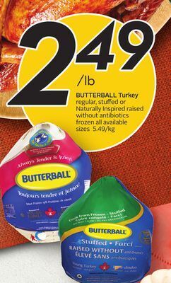 Sobeys Butterball turkey offer