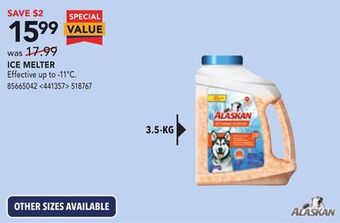 Lowe's Alaskan ice melter offer